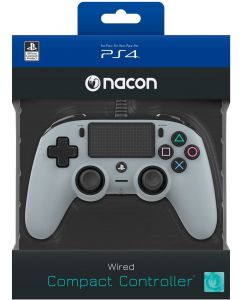 NACON Manette PS4 Filaire Silver