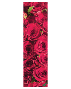 MOB GRIP PLAQUE ROSE ARE RED 9 X 33